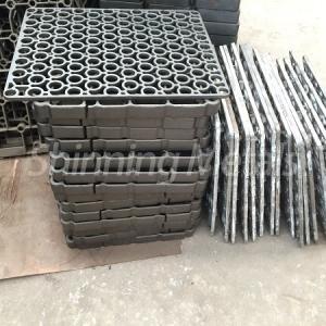 Typical heat treatment grid