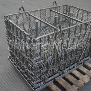 Furnace stackable basket